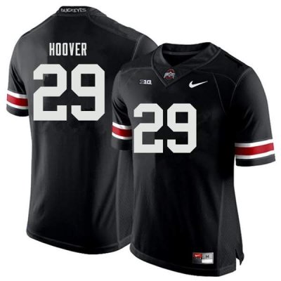 Men's Ohio State Buckeyes #29 Zach Hoover Black Nike NCAA College Football Jersey Top Quality XYN3744AL